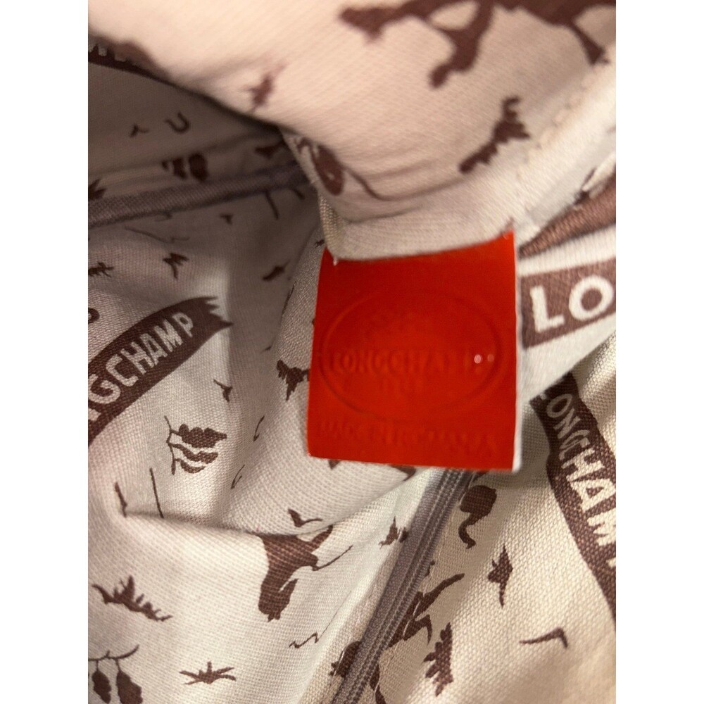 Authentic Longchamp orange handbag crossbody shoulder bag - Picture 6 of 11